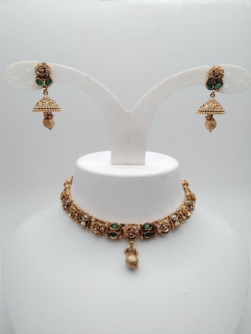 polki-necklace_set-NSP18025GRRJ
