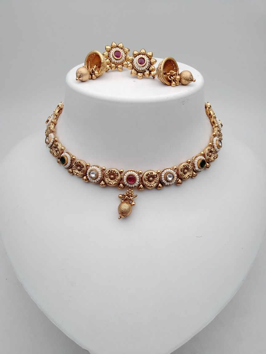 polki-necklace_set-NSP18027RGRRJ