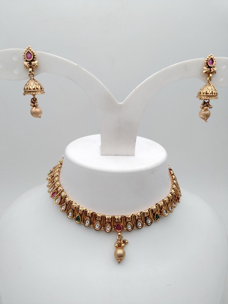 polki-necklace_set-NSP18028RGRRJ