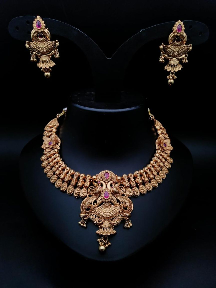 polki-necklace_set-NSP18074RGD