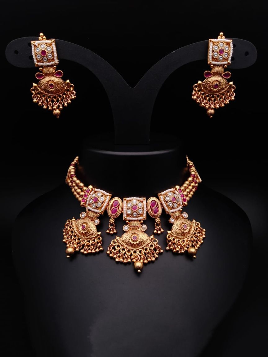 polki-necklace_set-NSP18096RGD