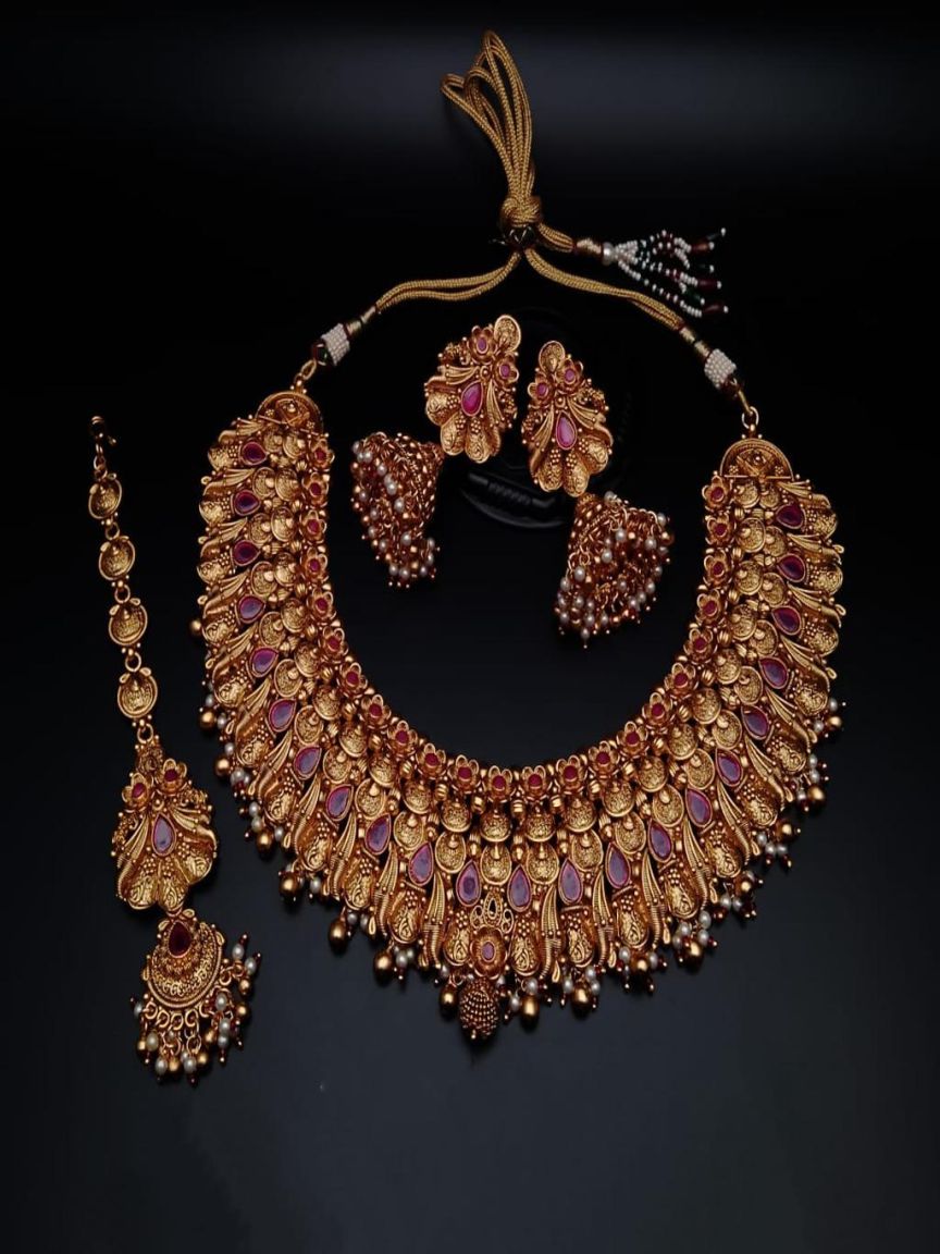 polki-necklace_set-NSP18113RRJ