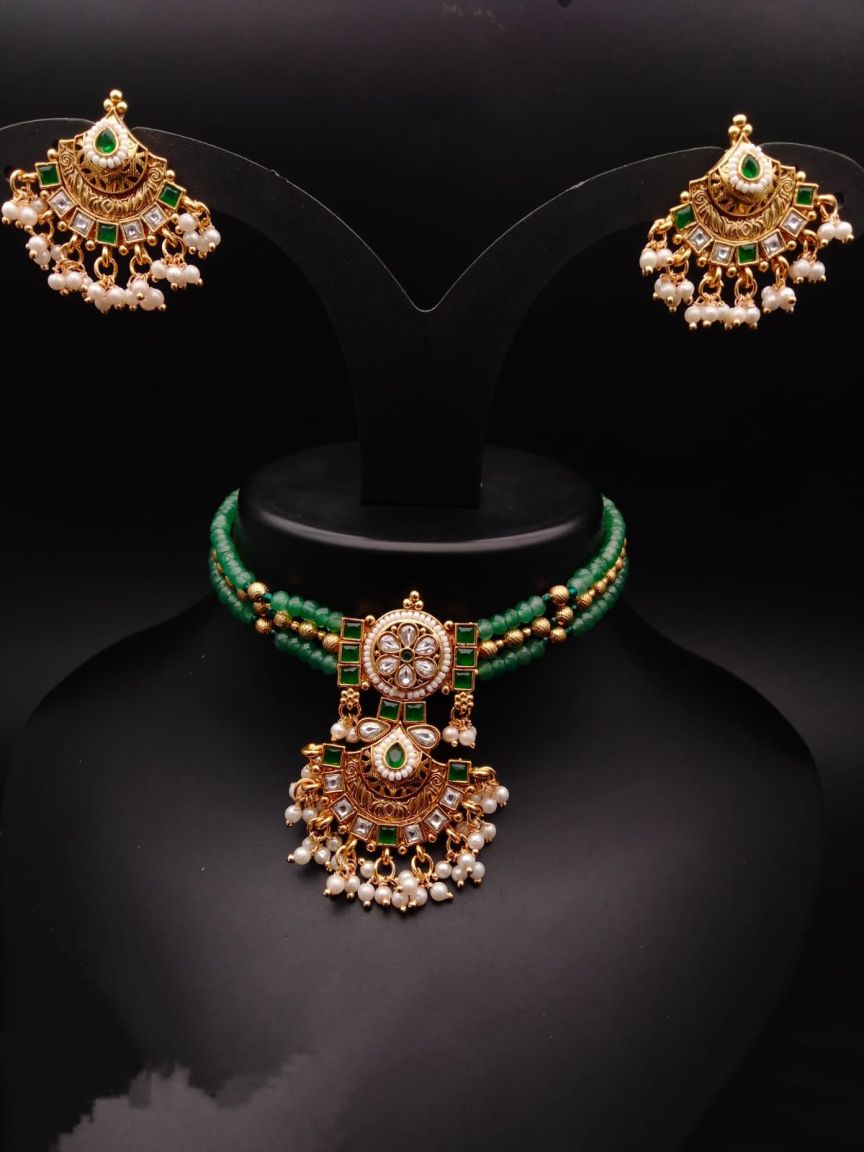 polki-necklace_set-NSP18127GRRJ
