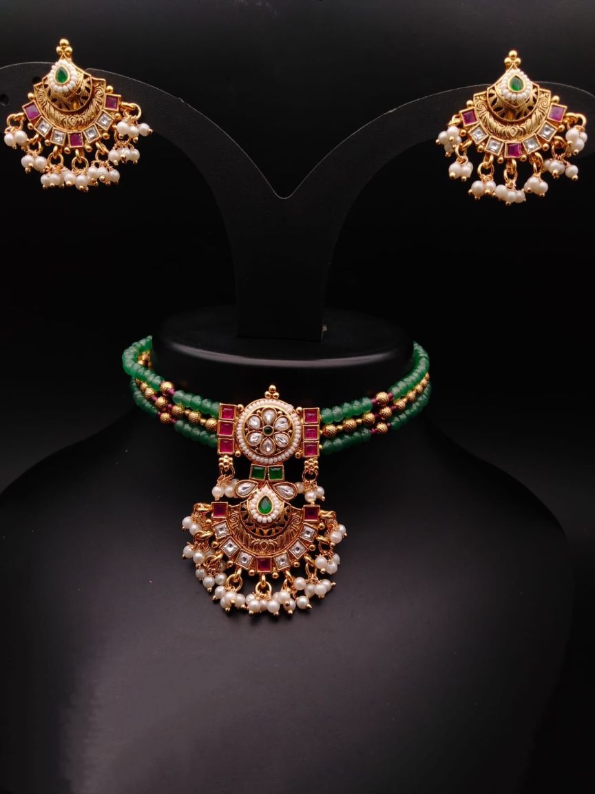 polki-necklace_set-NSP18127RGRRJ