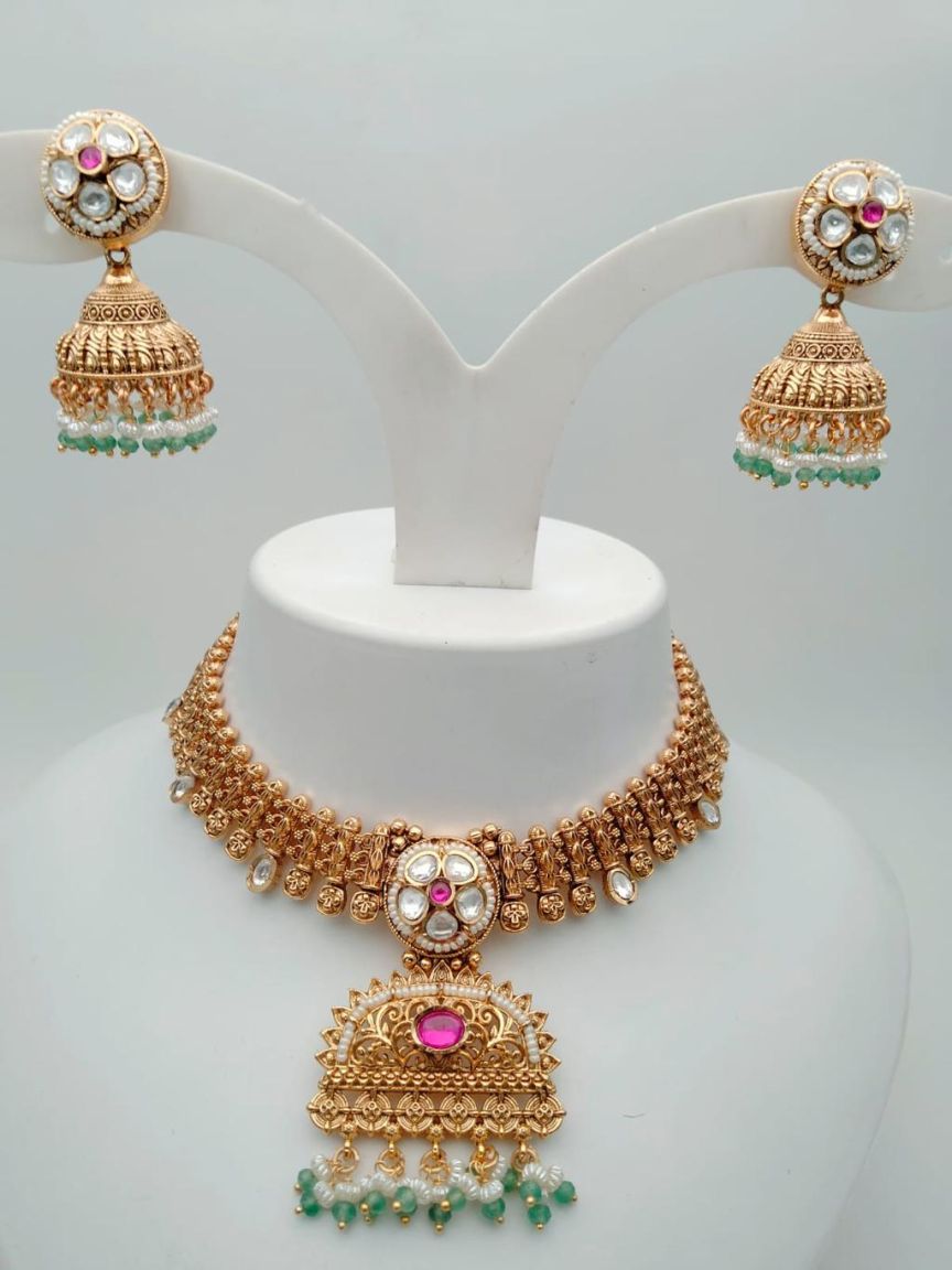 polki-necklace_set-NSP18177RGRRJ