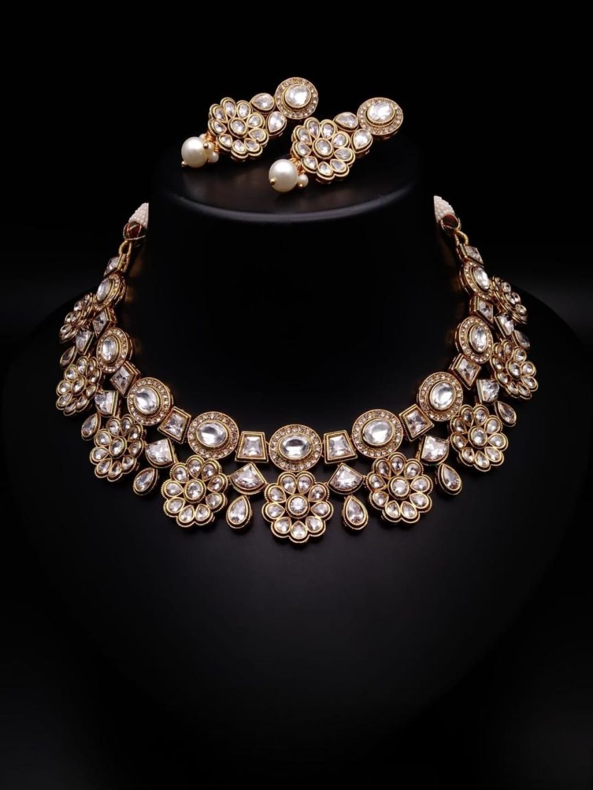 polki-necklace_set-NSP18219WGD