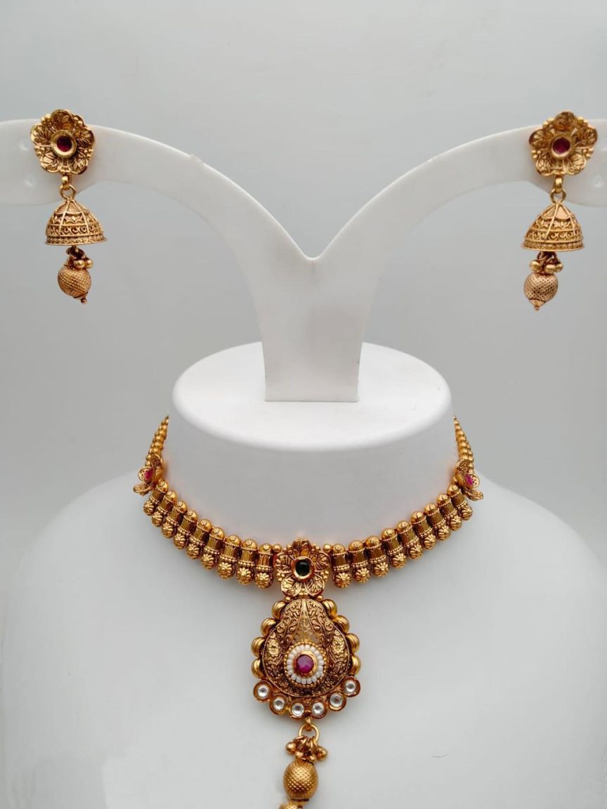 polki-necklace_set-NSP18222RGRRJ