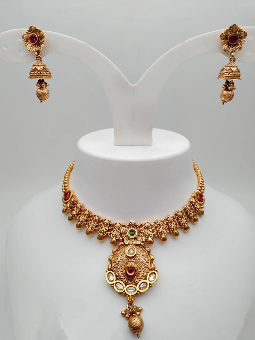 polki-necklace_set-NSP18230RGRRJ