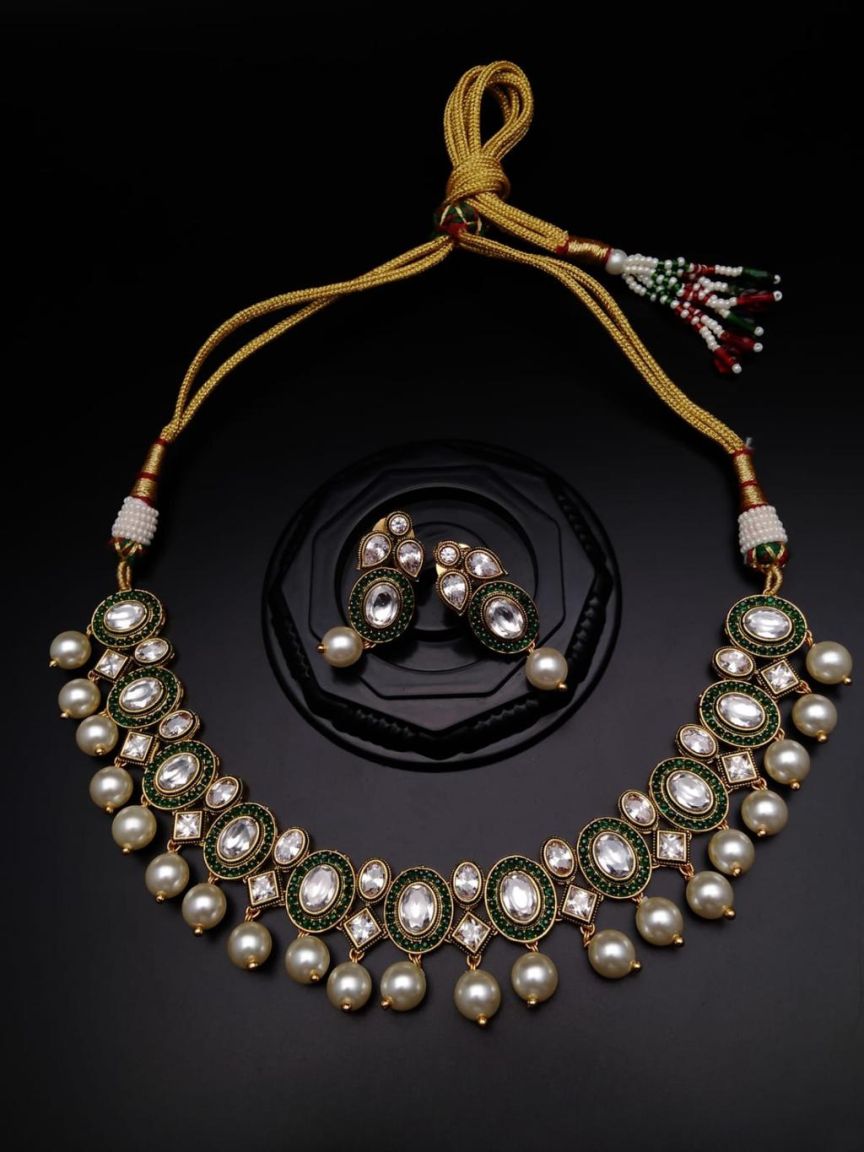 polki-necklace_set-NSP18245GRGD