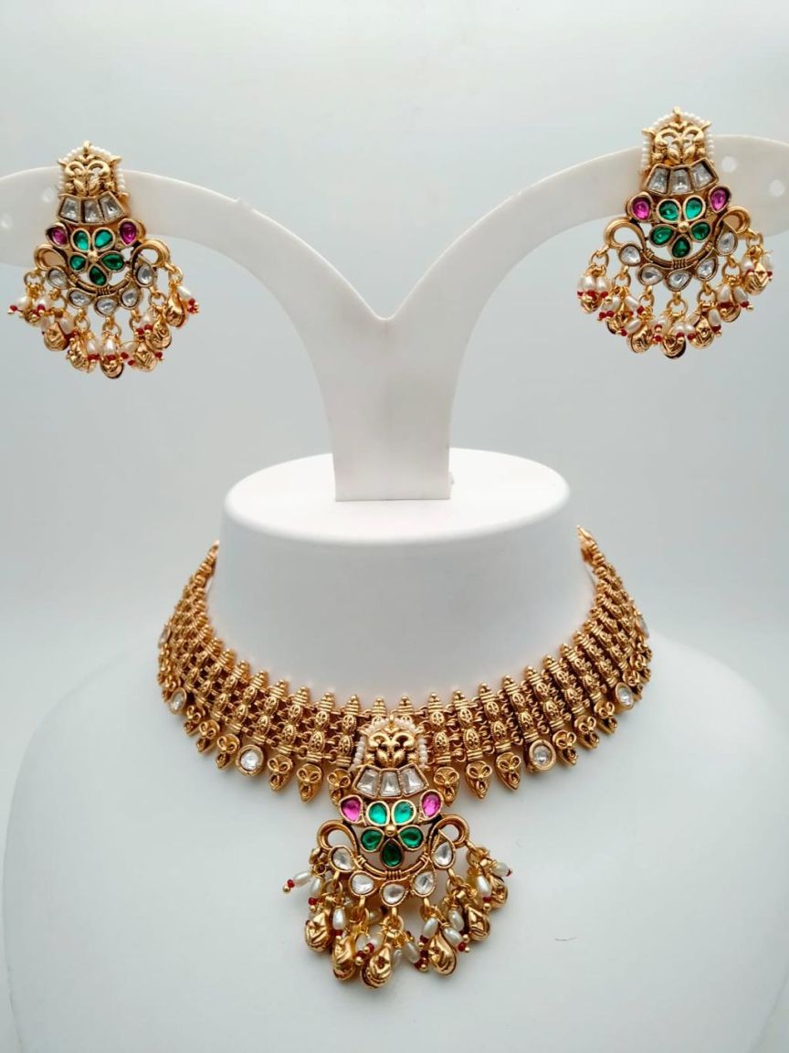 polki-necklace_set-NSP18250GRRRJ