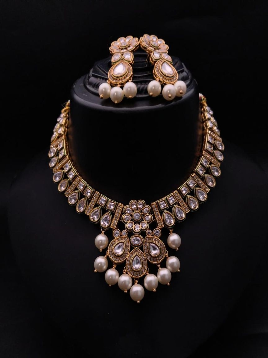 polki-necklace_set-NSP18314WGD