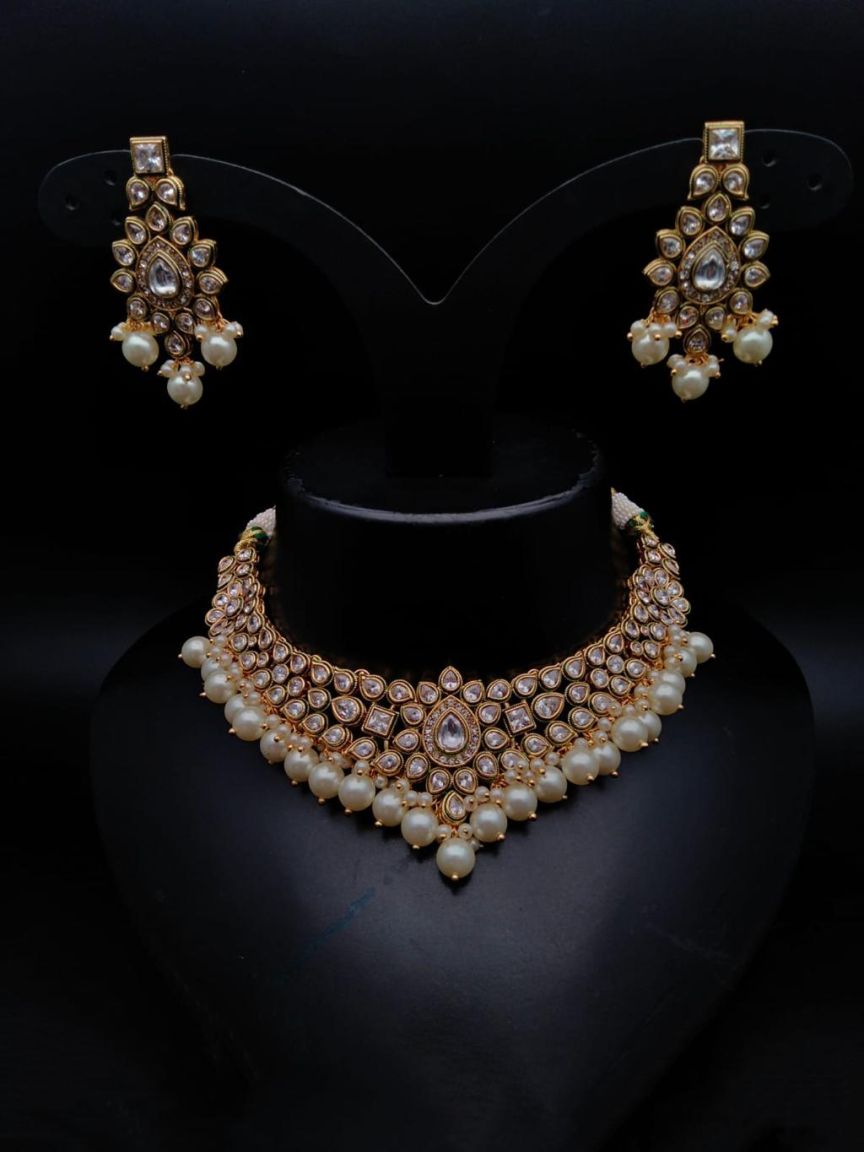 polki-necklace_set-NSP18317WGD