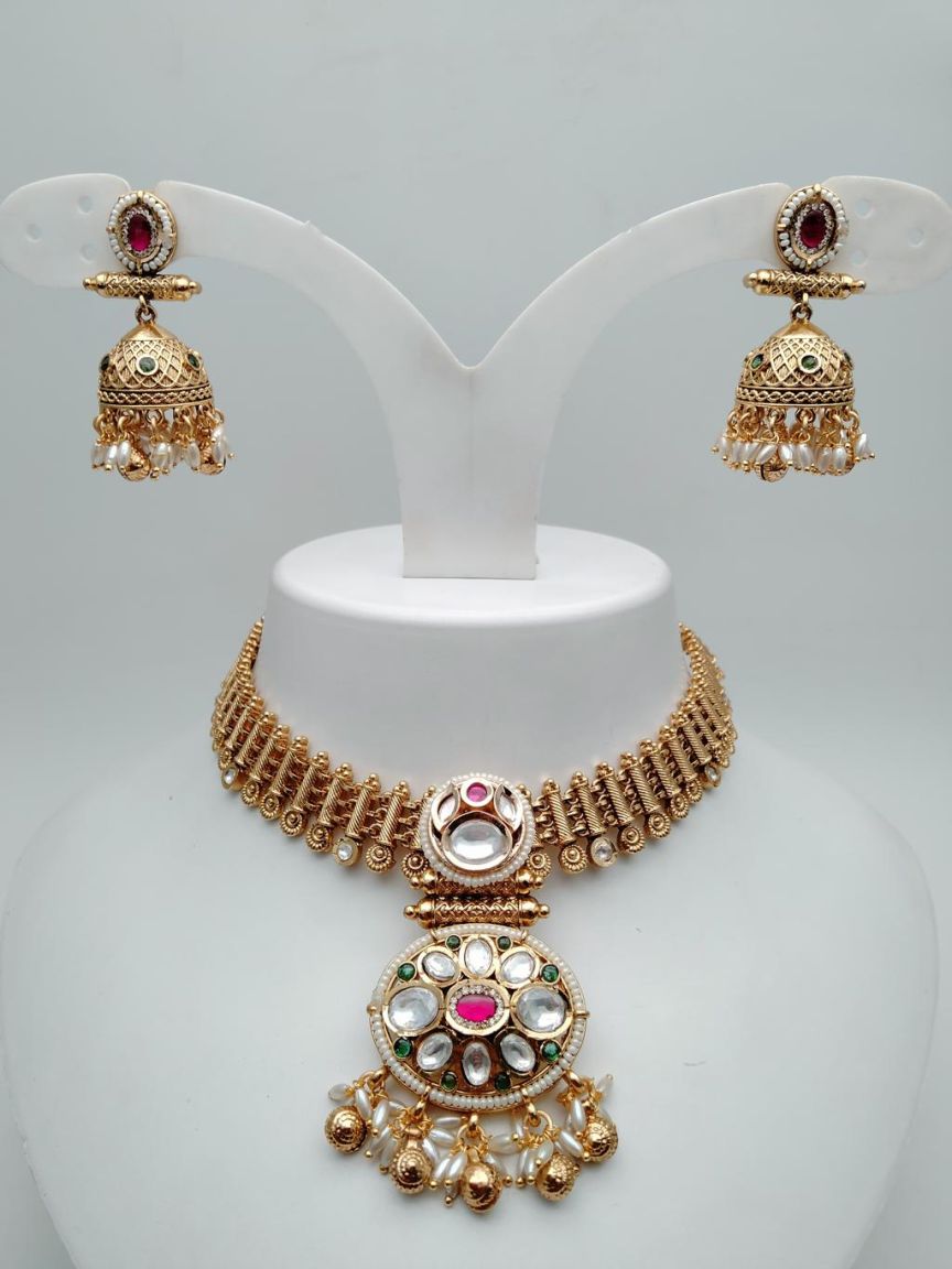 polki-necklace_set-NSP18324RGRRJ