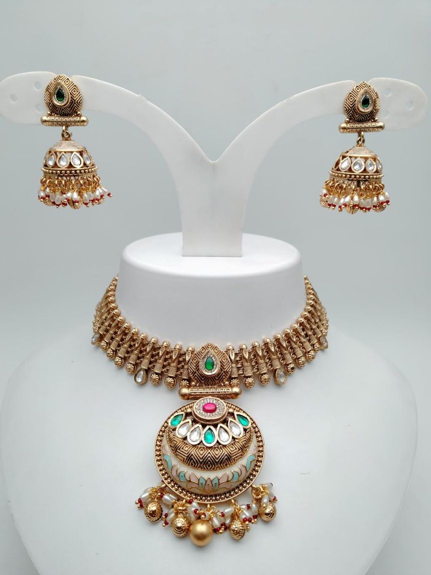 polki-necklace_set-NSP18325PKSBRJ
