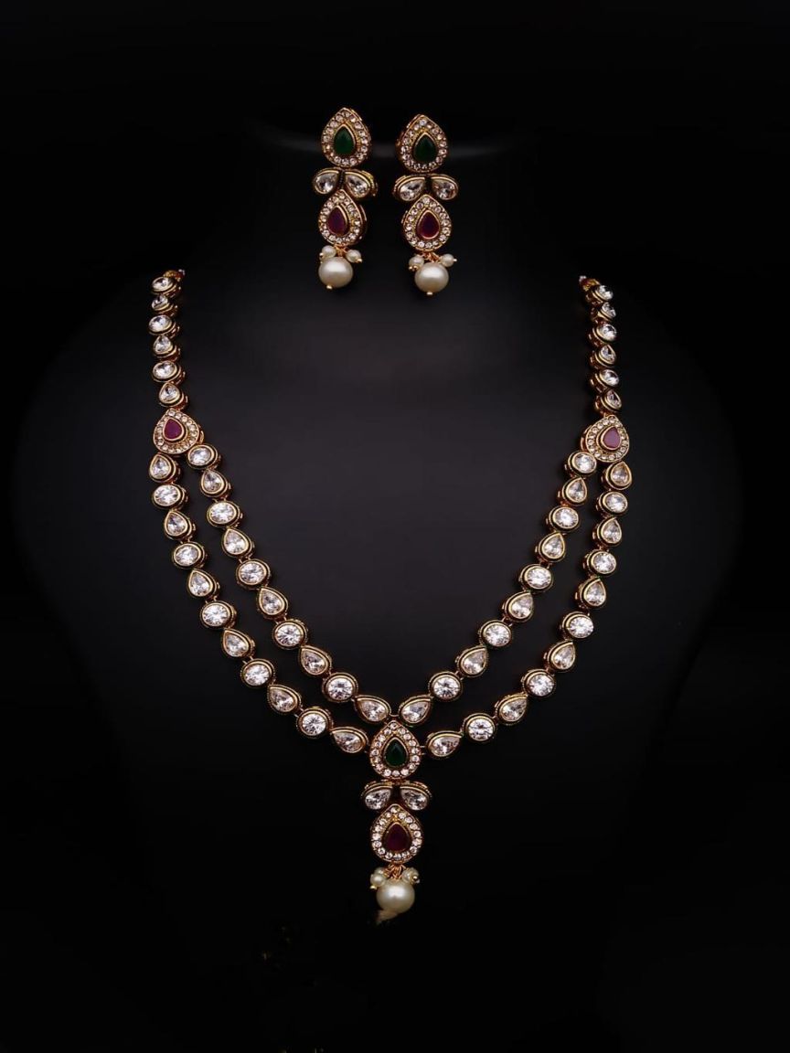 polki-necklace_set-NSP18331RGRGD