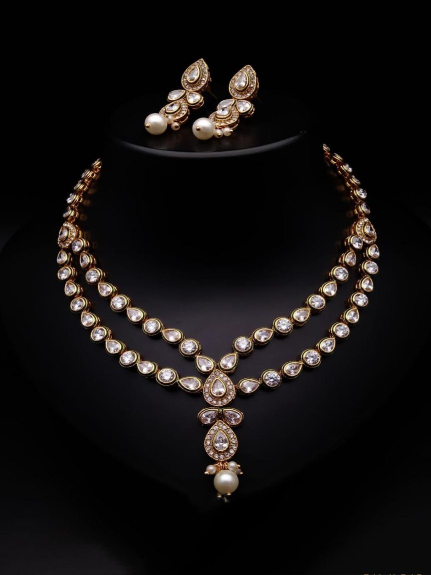 polki-necklace_set-NSP18331WGD