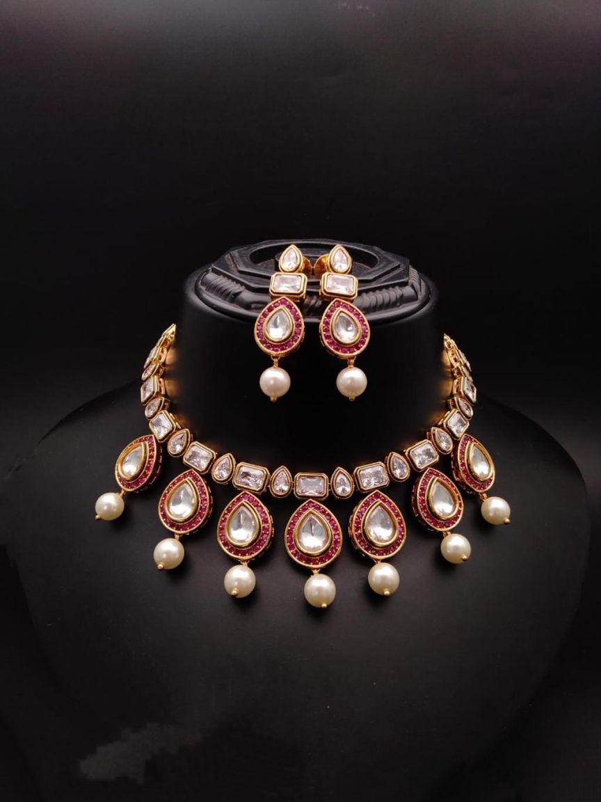 polki-necklace_set-NSP18333RGD