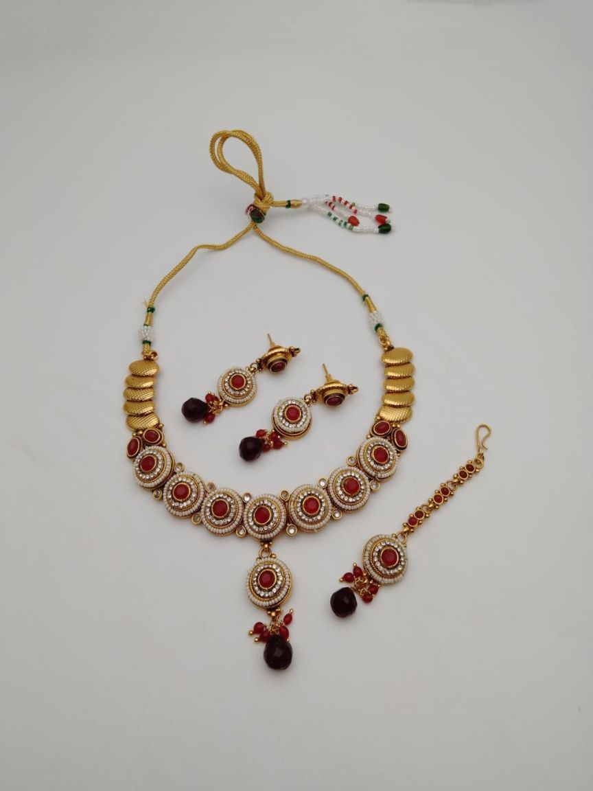 polki-necklace_set-NSP18366RGD