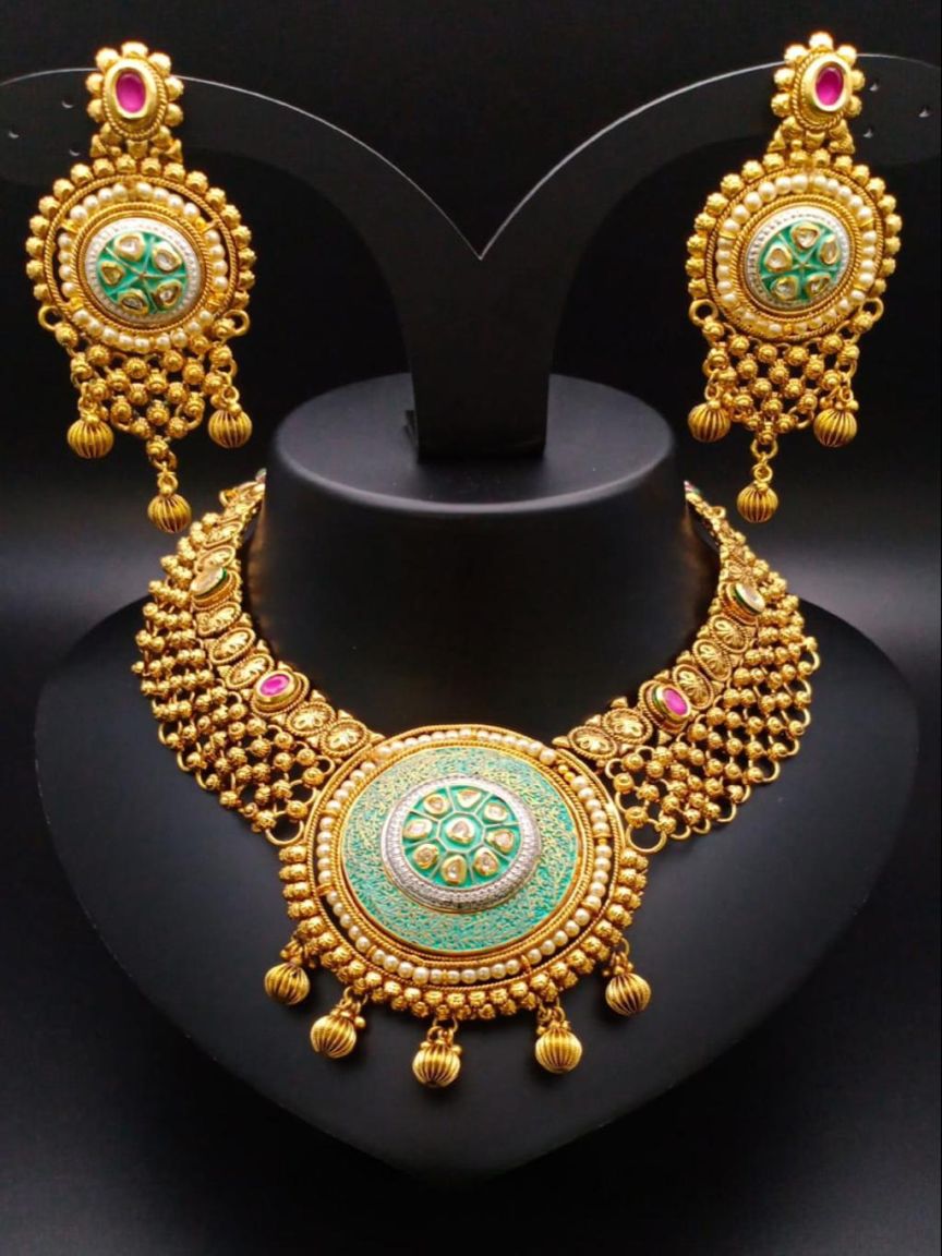 polki-necklace_set-NSP18408RMGGD