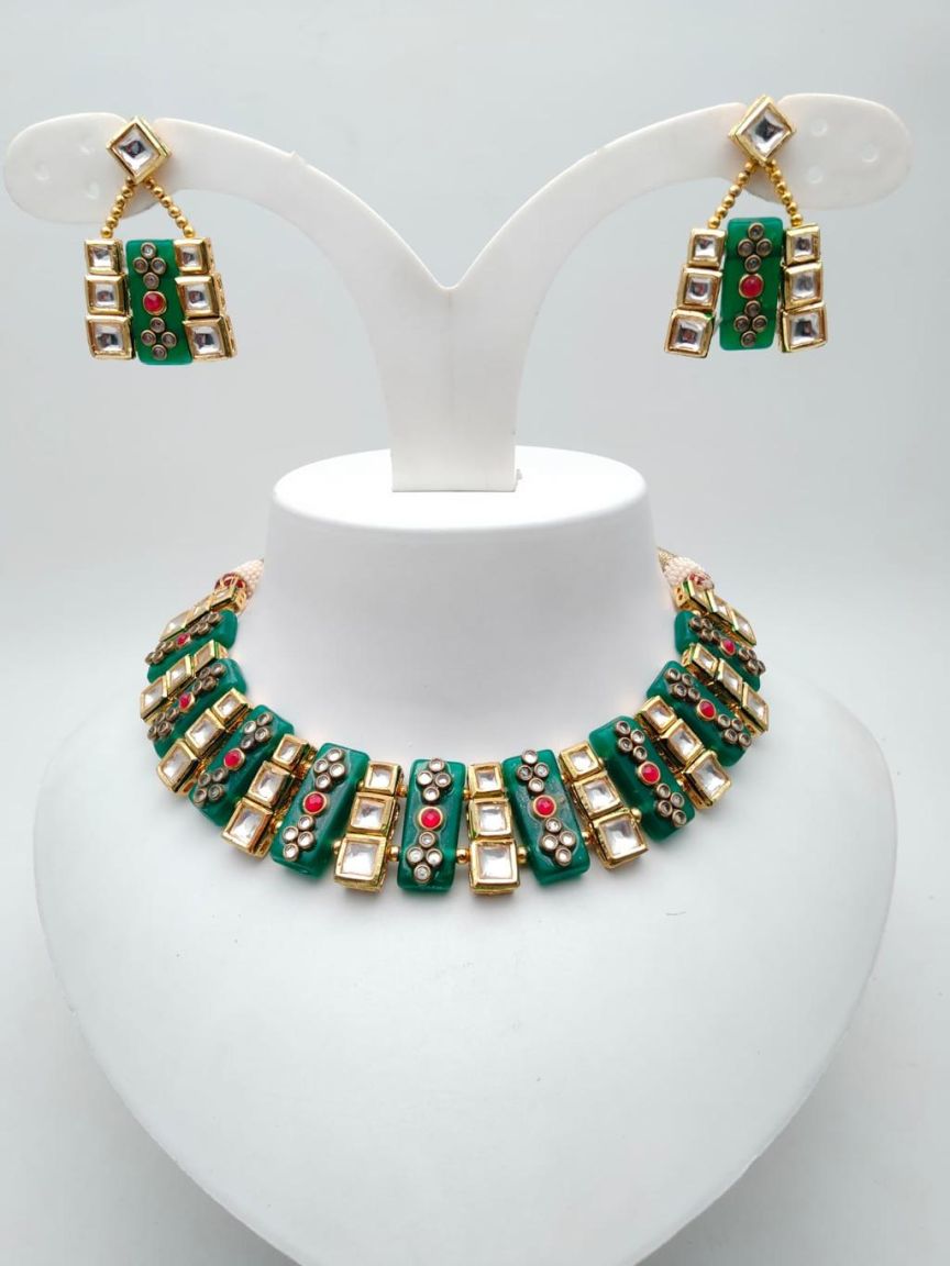 polki-necklace_set-NSP18415GRRGD