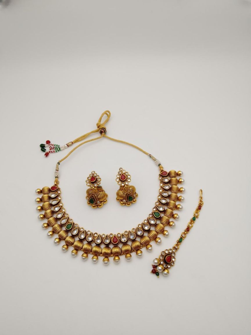 polki-necklace_set-NSP18440RGRRJ