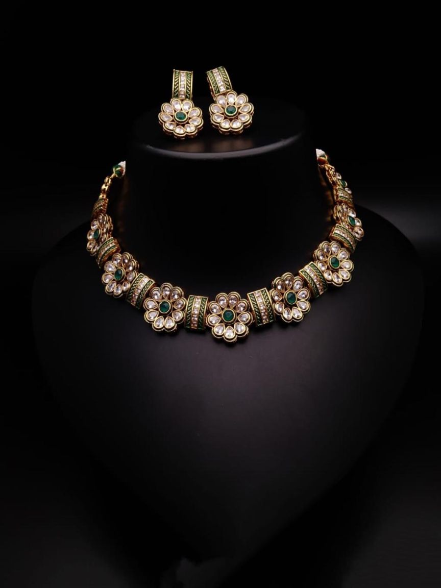 polki-necklace_set-NSP18446GRGD