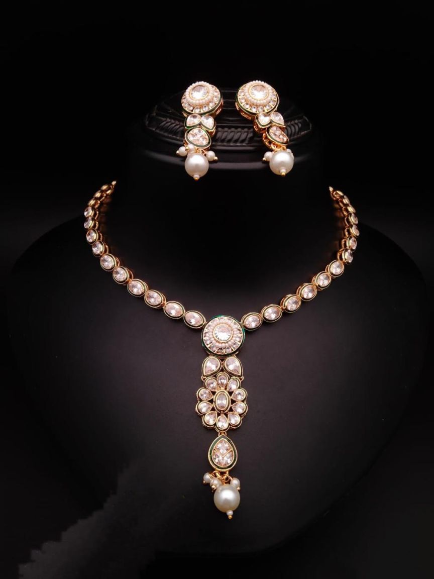 polki-necklace_set-NSP18459WGD