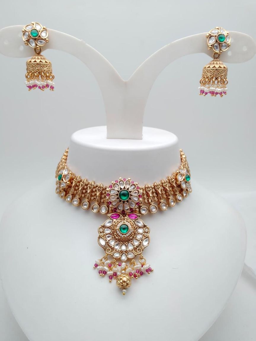 polki-necklace_set-NSP18460GRRRJ