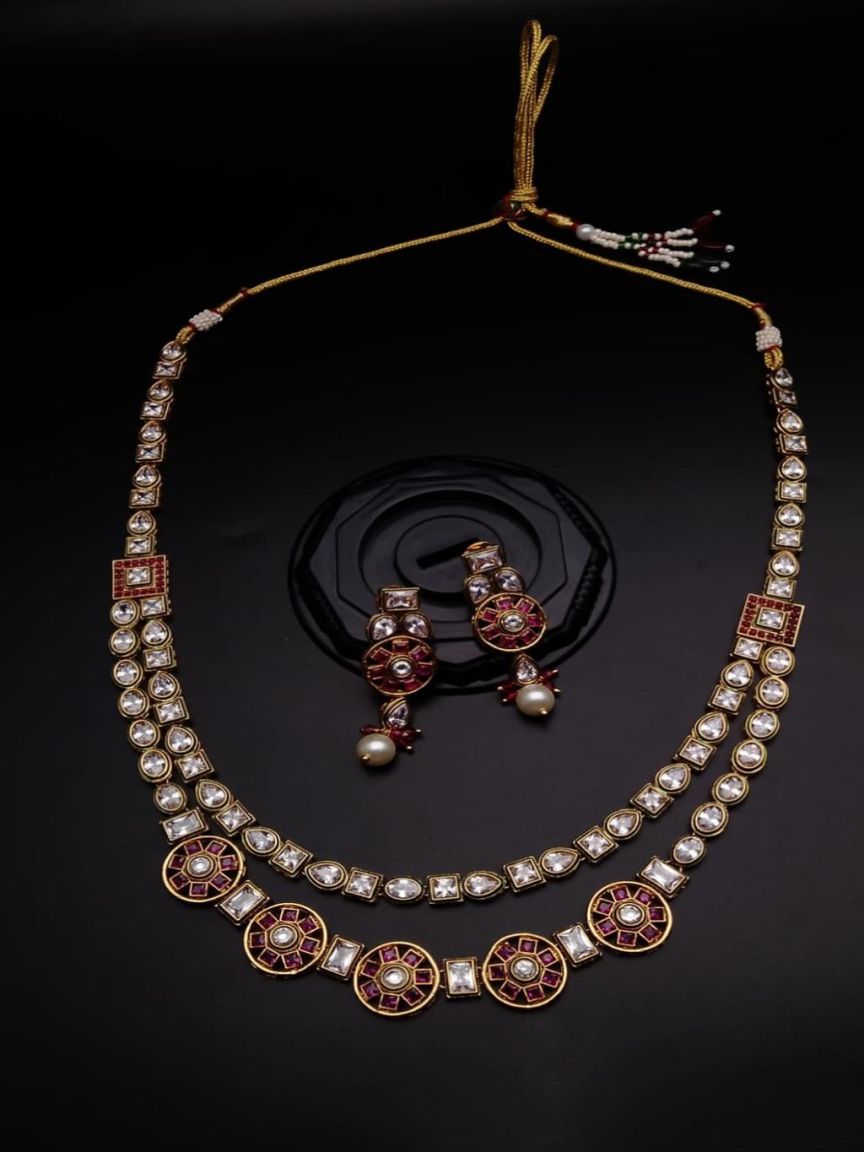 polki-necklace_set-NSP18475RGD