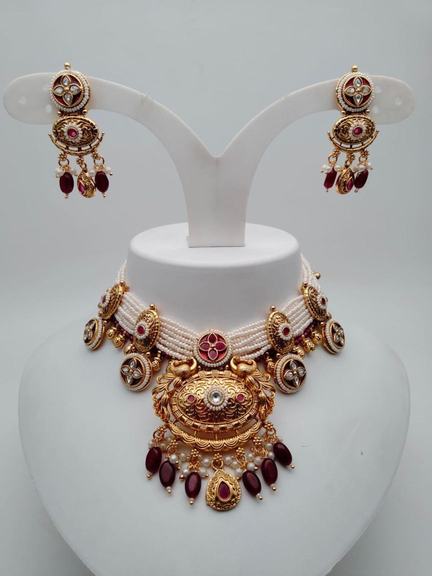 polki-necklace_set-NSP18481RRJ
