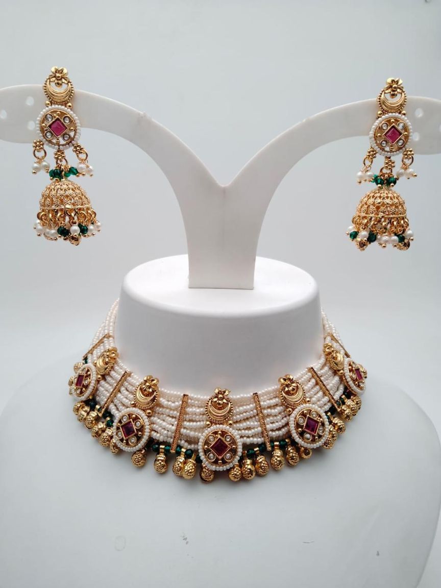 polki-necklace_set-NSP18483RGRRJ