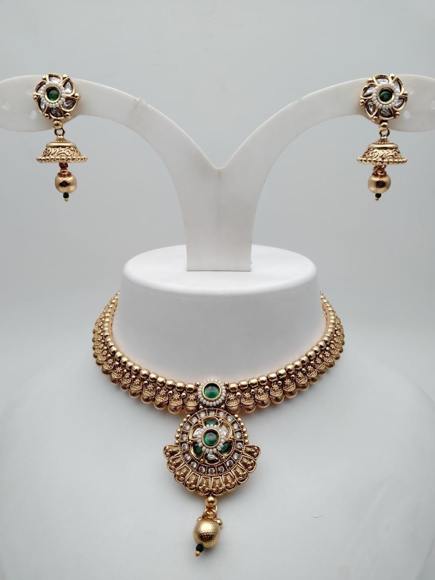 polki-necklace_set-NSP18486GRRJ