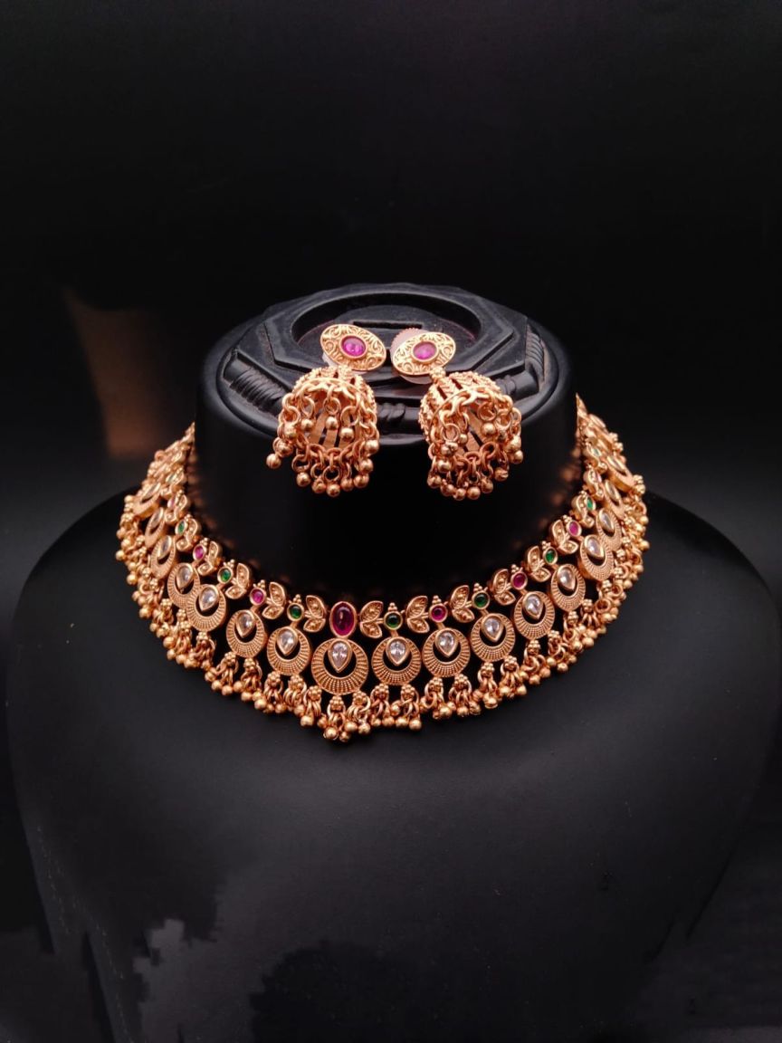 polki-necklace_set-NSP18492RGRGD