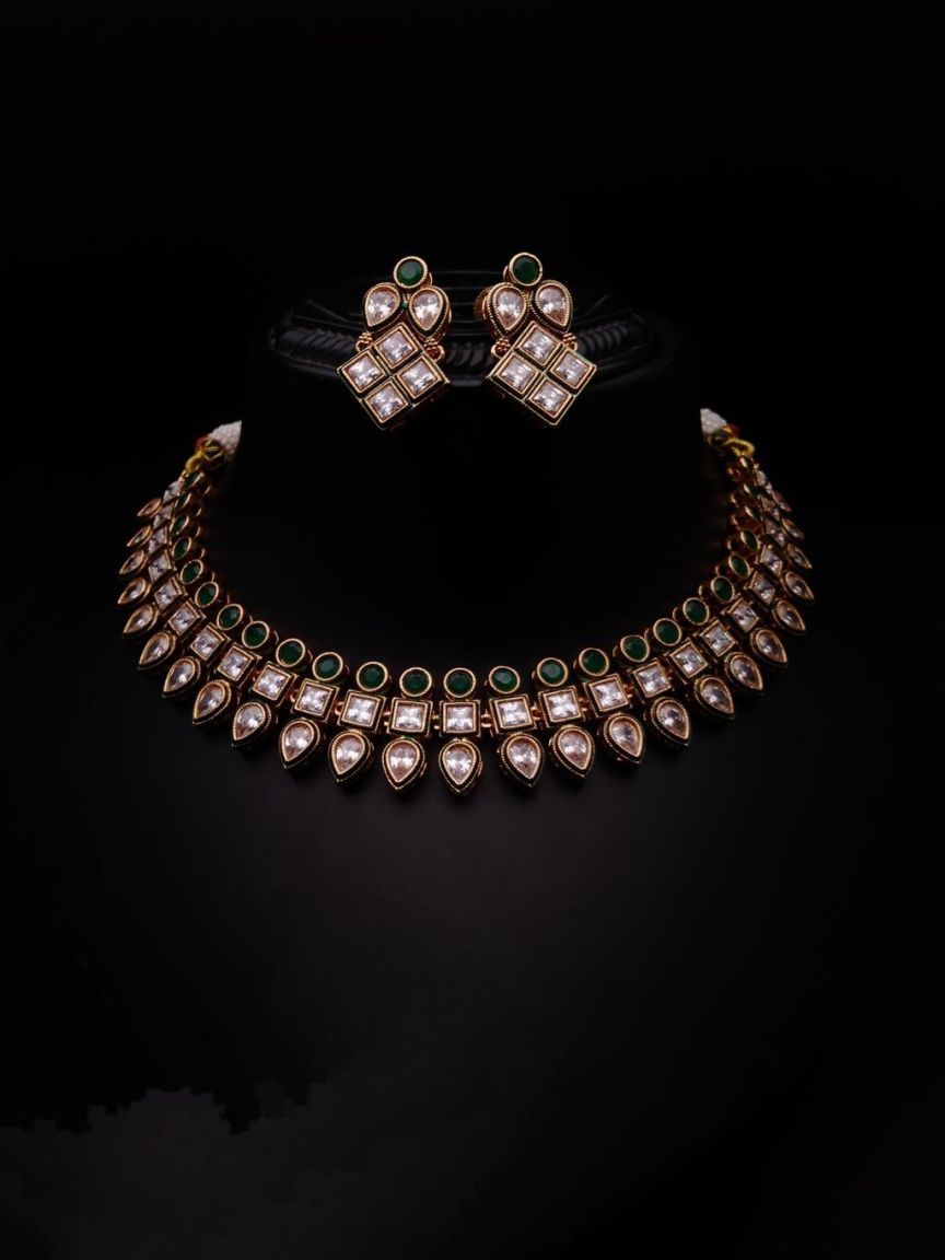 polki-necklace_set-NSP18494GRGD
