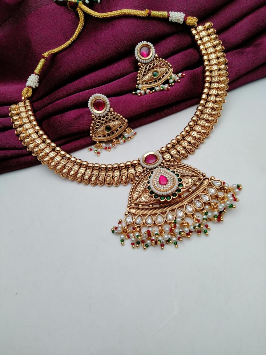 polki-necklace_set-NSP18500RGRRJ