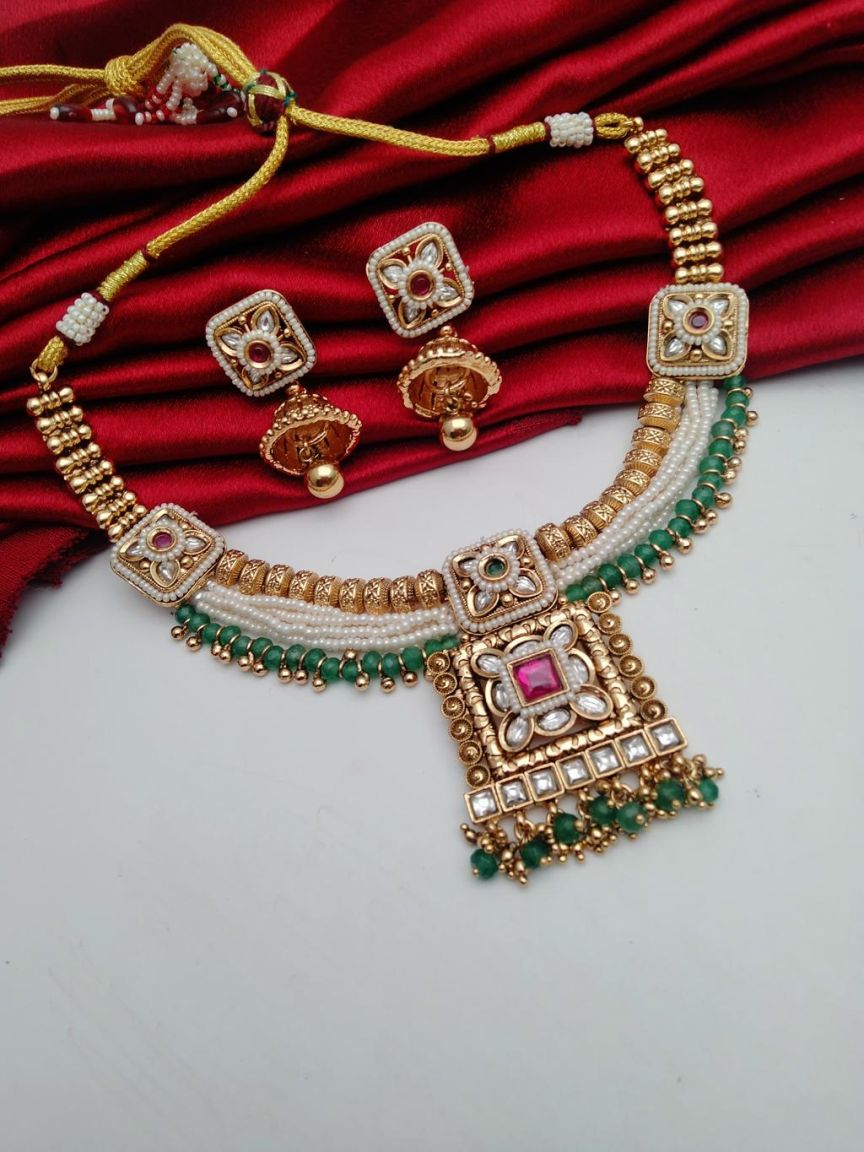 polki-necklace_set-NSP18504RGRRJ