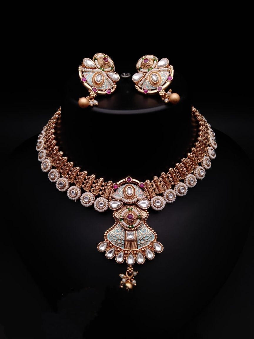 polki-necklace_set-NSP18505SBGD