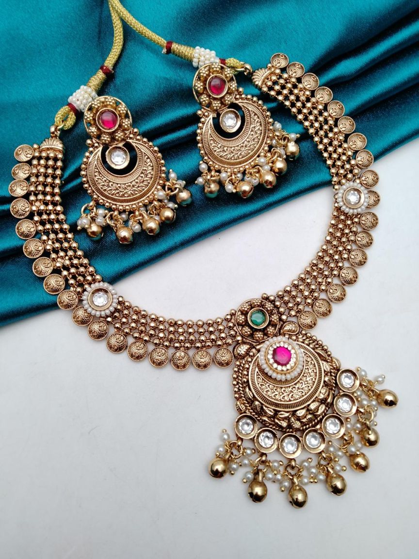 polki-necklace_set-NSP18521RGRRJ