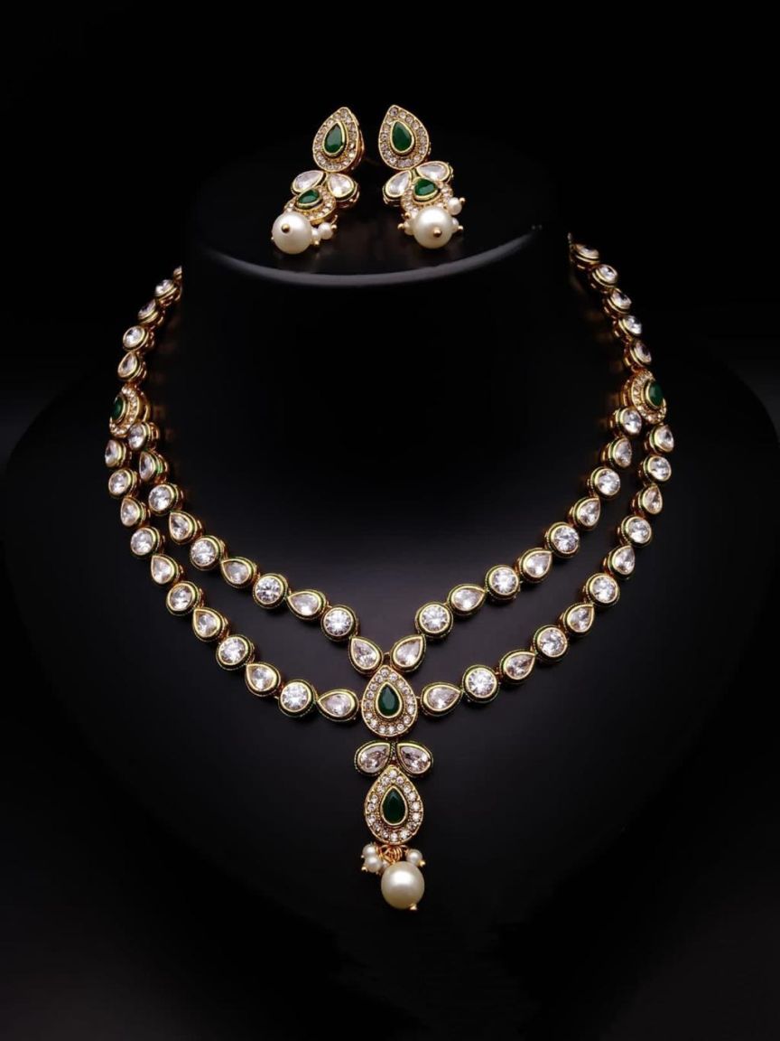 polki-necklace_set-NSP18533GRGD