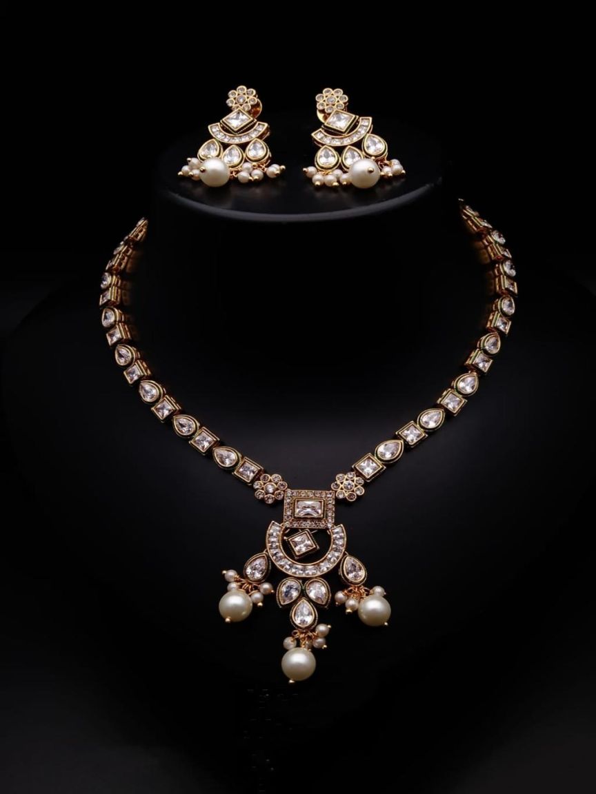 polki-necklace_set-NSP18536WGD