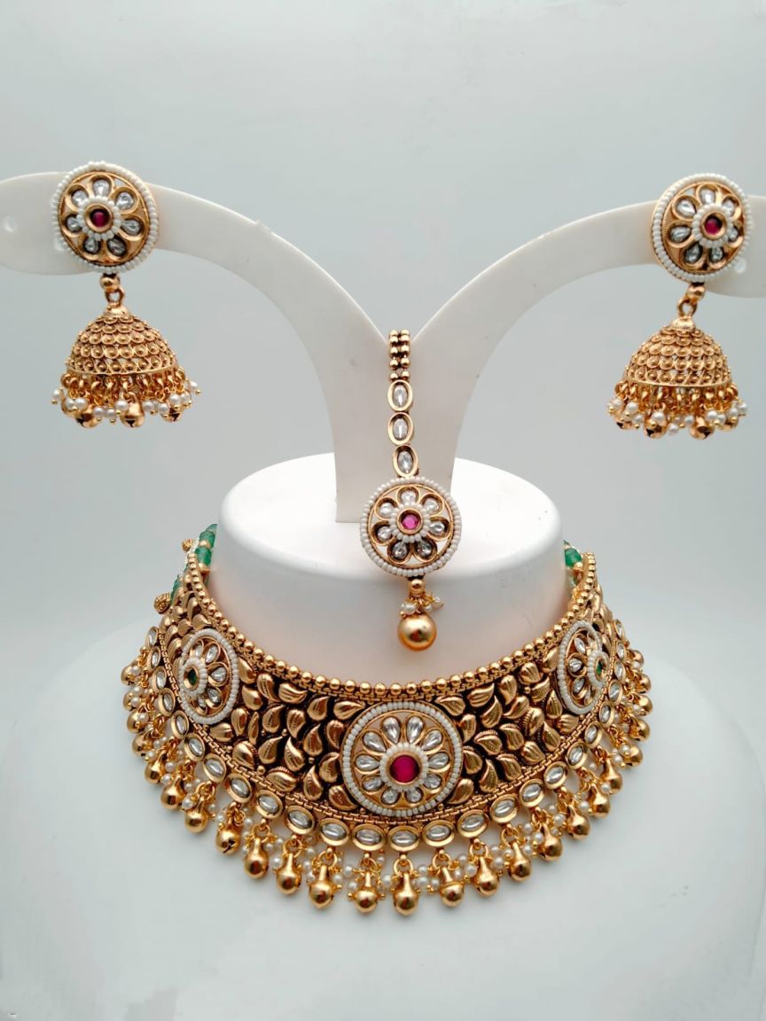 polki-necklace_set-NSP18545RGRRJ