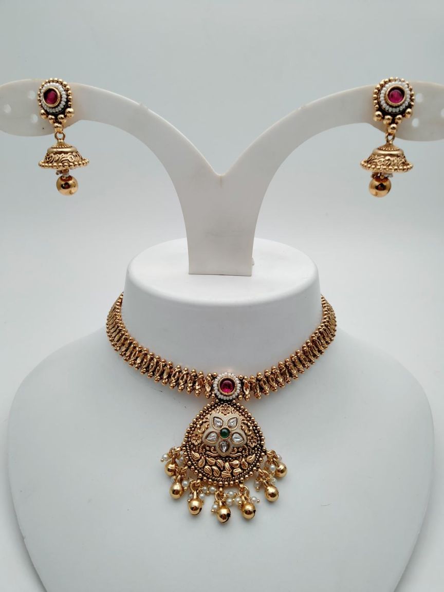 polki-necklace_set-NSP18552RGRRJ
