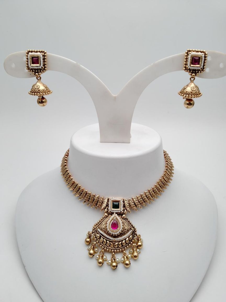 polki-necklace_set-NSP18554RGRRJ