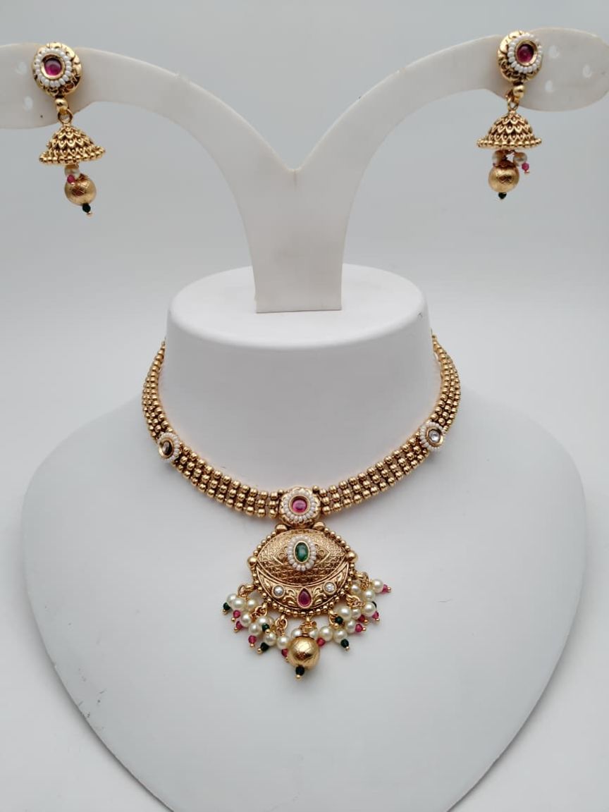 polki-necklace_set-NSP18570RGRRJ