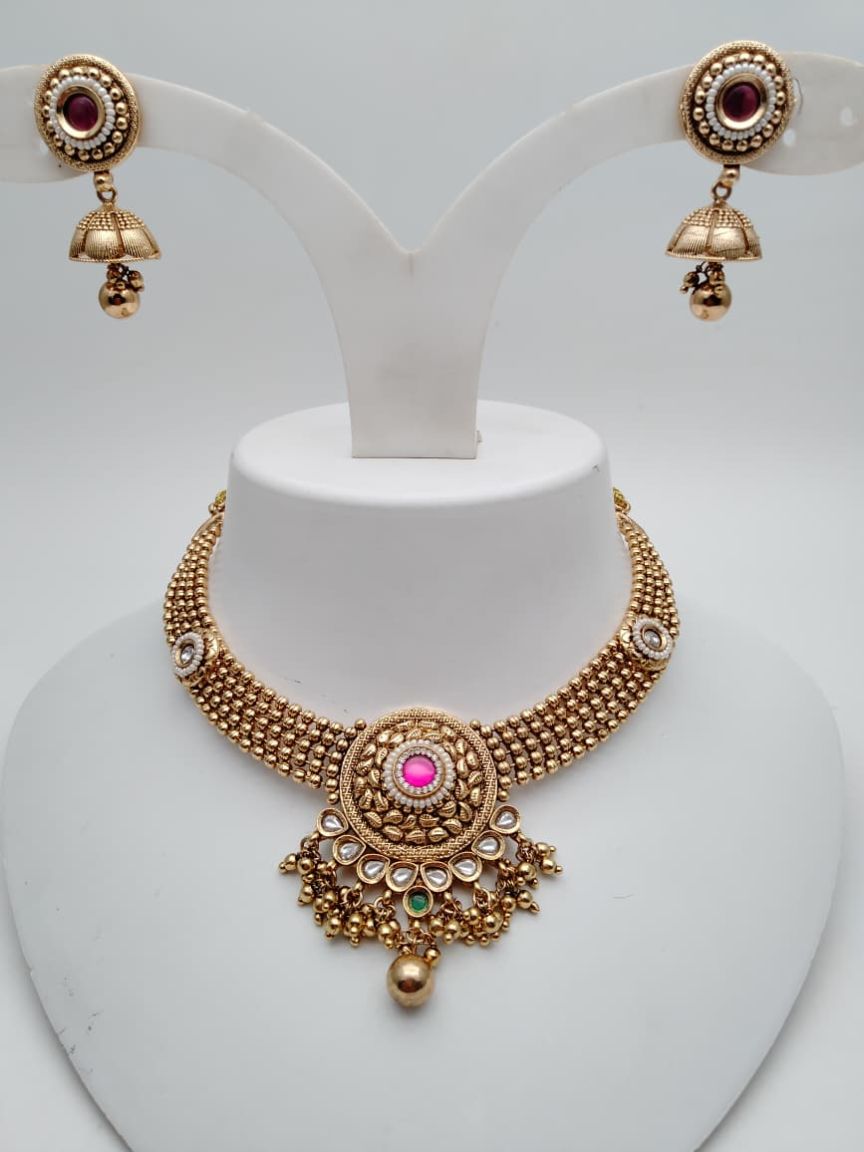 polki-necklace_set-NSP18572RGRRJ