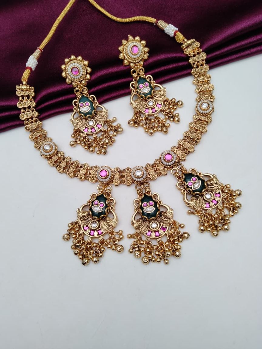 polki-necklace_set-NSP18575RGRRJ