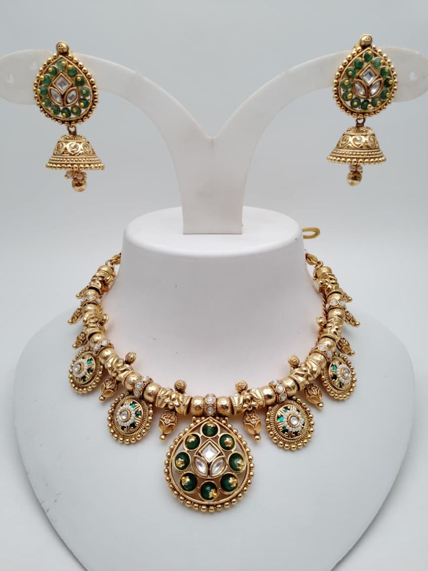 polki-necklace_set-NSP18577GRGD