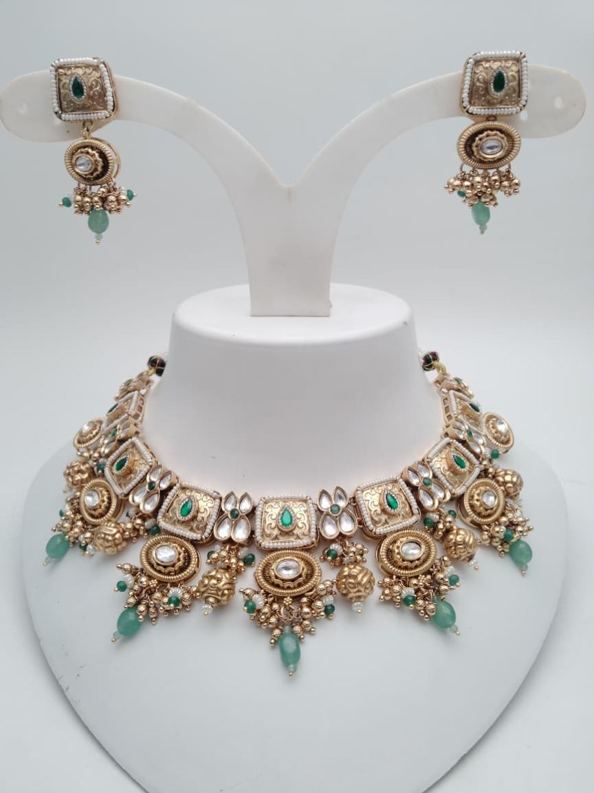 polki-necklace_set-NSP18582GRRJ