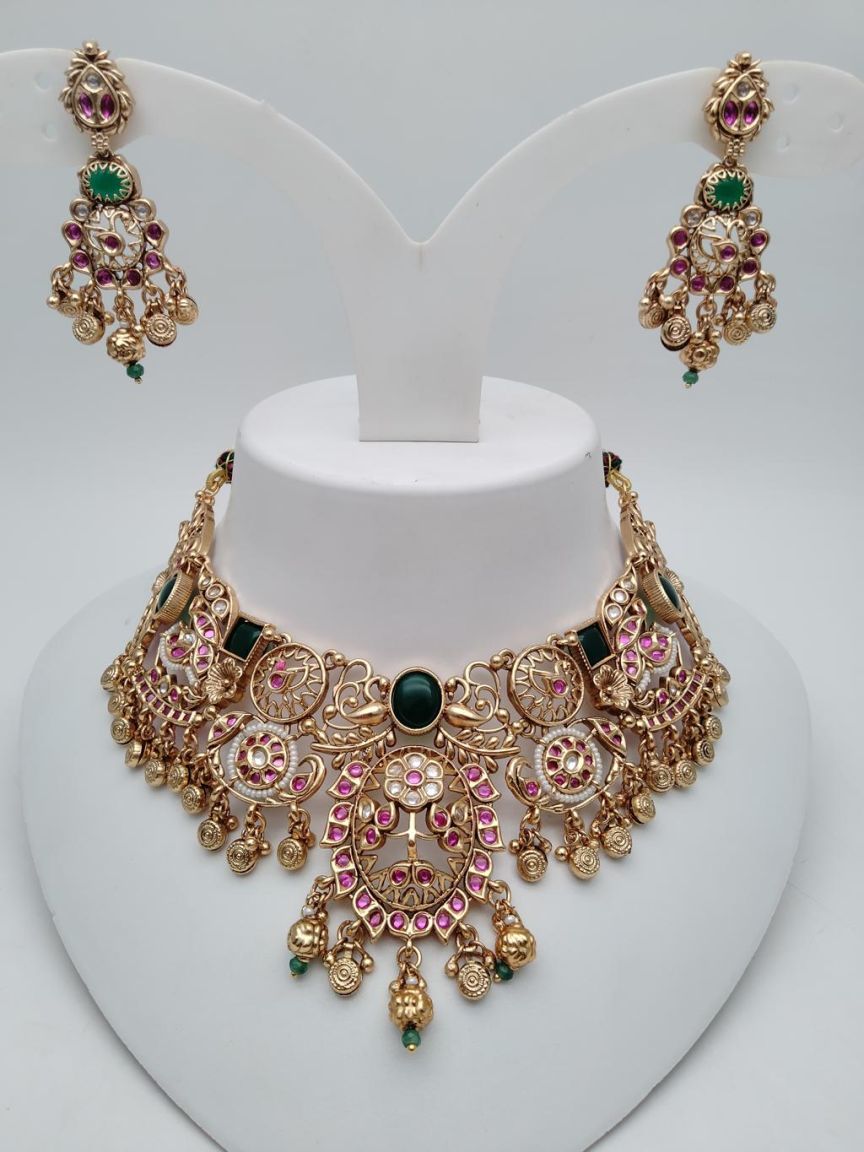 polki-necklace_set-NSP18588RGRRJ