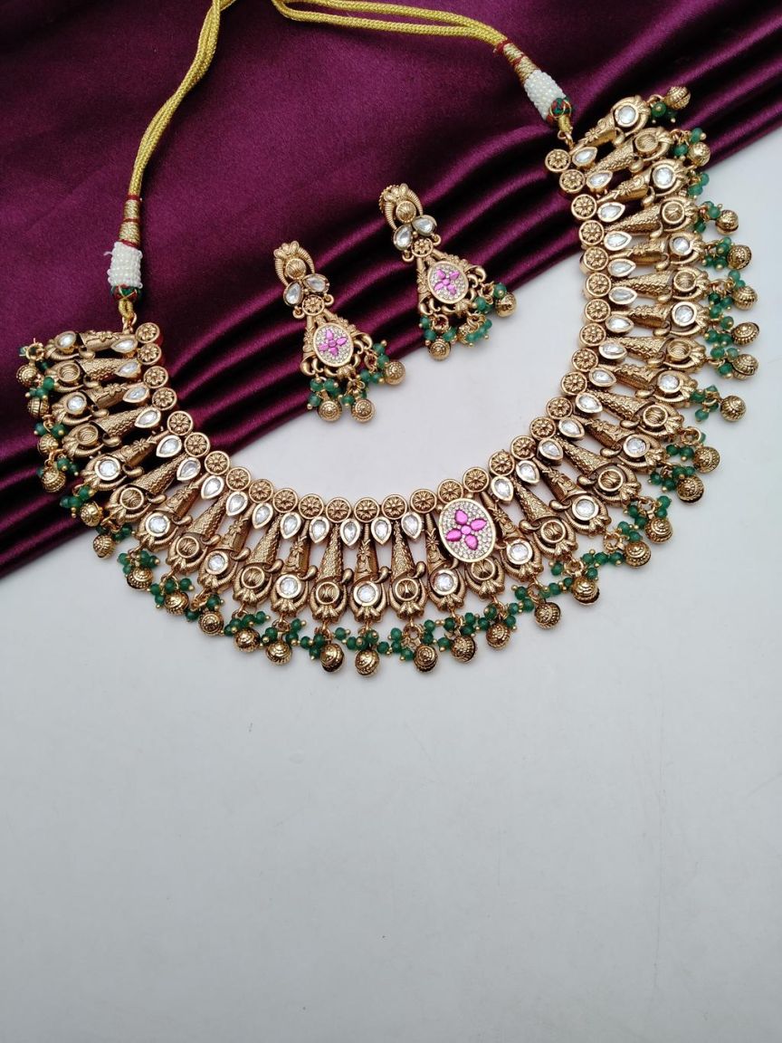 polki-necklace_set-NSP18589RGRGD